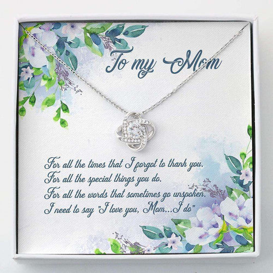 Mom Necklace, Mothers Day Necklace To “ My Mom Thank To Mom Gift For Mom Gifts for Mother (Mom) Rakva