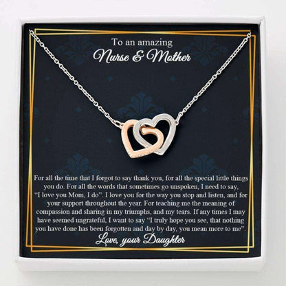 Mom Necklace, Nurse Necklace For Mother, Nurse Mom Gift, Birthday Gift For Nurse Mother Rakva