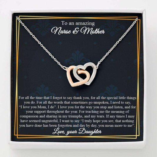 Mom Necklace, Nurse Necklace For Mother, Nurse Mom Gift, Birthday Gift For Nurse Mother Rakva
