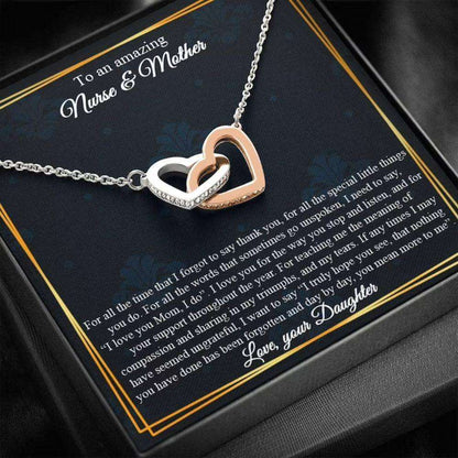 Mom Necklace, Nurse Necklace For Mother, Nurse Mom Gift, Birthday Gift For Nurse Mother Rakva