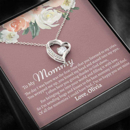 Mom Necklace, Personalized Mom Gift From Baby, Gift From Baby To Mom, Non Baby Gift For New Parents, Baby To Mom Gift Rakva