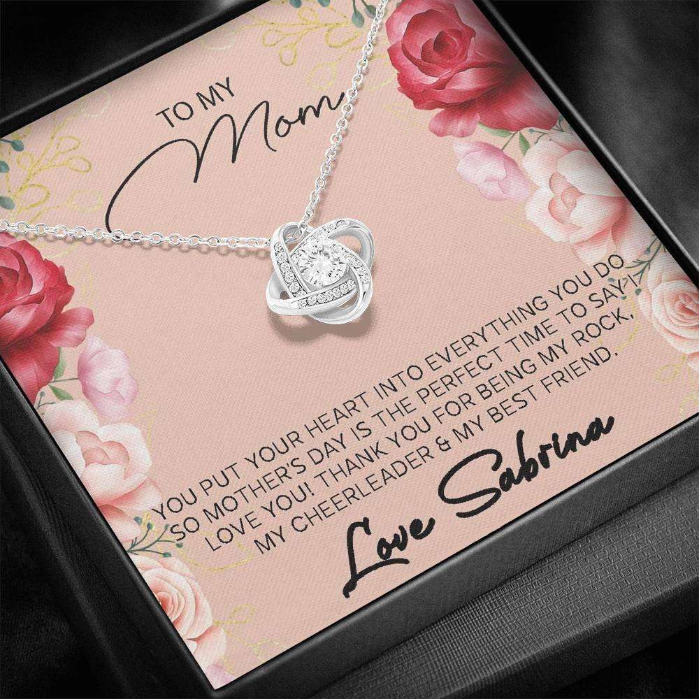 Mom Necklace, Personalized Necklace Gift For Mom, Gifts For Mom, Mother Daughter Necklace, Custom Name Gifts For Daughter Rakva