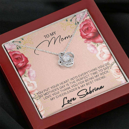 Mom Necklace, Personalized Necklace Gift For Mom, Gifts For Mom, Mother Daughter Necklace, Custom Name Gifts For Daughter Rakva