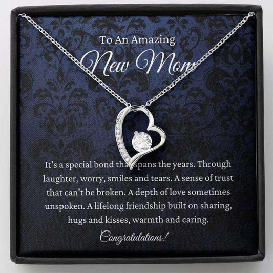 Mom Necklace, Postpartum Necklace Gift For Mom, After Birth Mom Gift For Someone Who Just Had A Baby Rakva