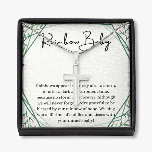 Mom Necklace, Rainbow Baby Necklace Gift For Mom, Baby After Miscarriage, Motherhood Rakva