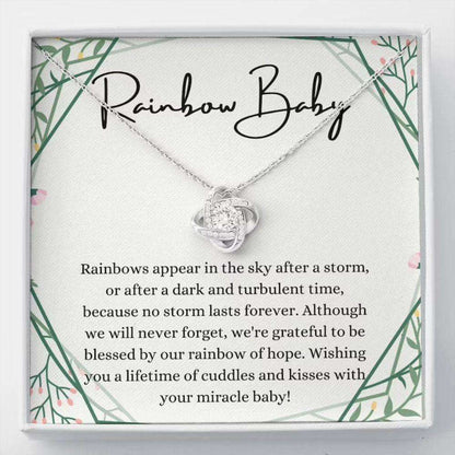 Mom Necklace, Rainbow Baby Necklace Gift For Mom, Baby After Miscarriage, Motherhood Rakva