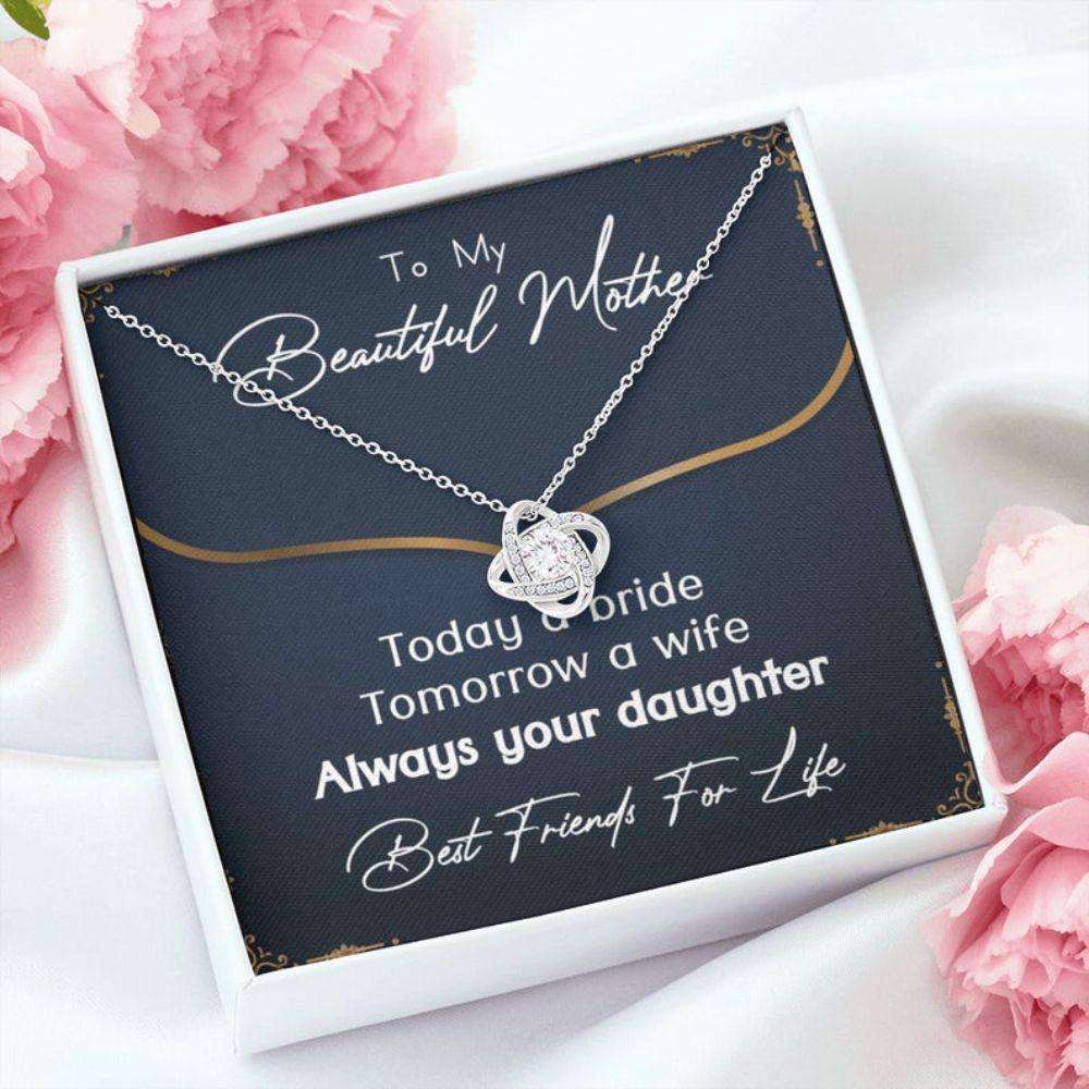 Mom Necklace, Sentimental Bride To Mother Necklace, Gift To Mom From Bride Wedding Gift Gifts for Mother (Mom) Rakva