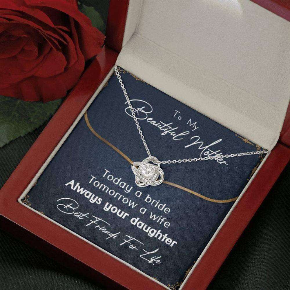 Mom Necklace, Sentimental Bride To Mother Necklace, Gift To Mom From Bride Wedding Gift Gifts for Mother (Mom) Rakva
