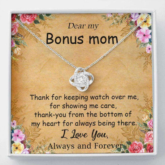 Mom Necklace, Stepmom Necklace, Bonus Mom Gift Necklace, Mother’S Day Gift For Other Mom, Step Mom, Mother-In-Law Gifts for Mother (Mom) Rakva