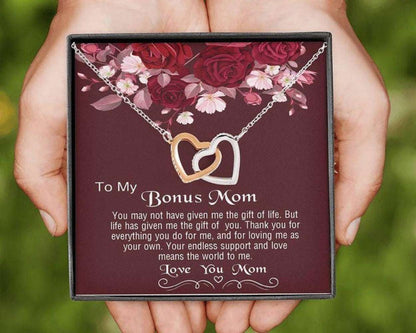 Mom Necklace, Stepmom Necklace, Bonus Mom Necklace, Gift For Step Mother, Step Mom, Other Mom Wedding Gift Gifts for Mother (Mom) Rakva
