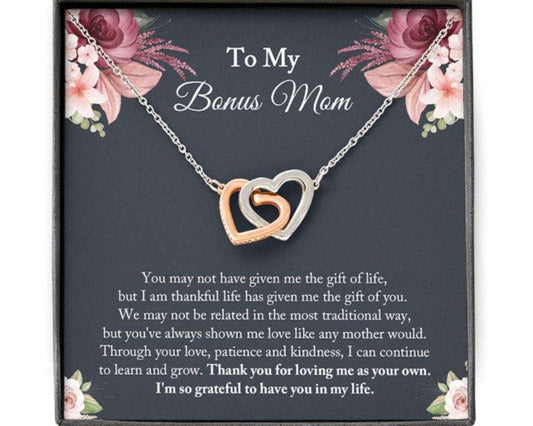 Mom Necklace, Stepmom Necklace, Bonus Mom Necklace, Gift For Step Mother, Step Mom, Other Mom Wedding Gift Gifts for Mother (Mom) Rakva