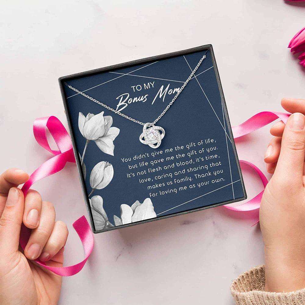 Mom Necklace, Stepmom Necklace, Bonus Mom Necklace Unbiological Mother Gift Gifts for Mother (Mom) Rakva