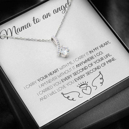 Mom Necklace, Stepmom Necklace, Mama To An Angel Necklace, Miscarriage Gift, Miscarriage Keepsake, Pregnancy Loss Rakva
