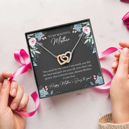 Mom Necklace, Stepmom Necklace, Mother Day Necklace To My Beautiful Mother “ Necklace Gift For Mom Gifts for Mother (Mom) Rakva