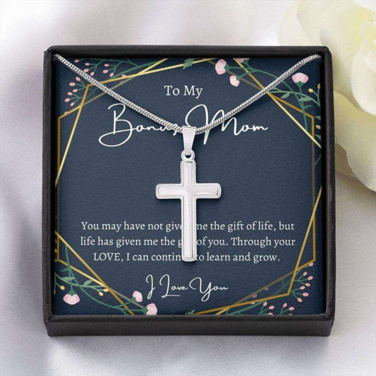 Mom Necklace, Stepmom Necklace, To My Bonus Mom Necklace, Gift For Stepmom Mother In Law Gift From Bride Gifts for Mother (Mom) Rakva