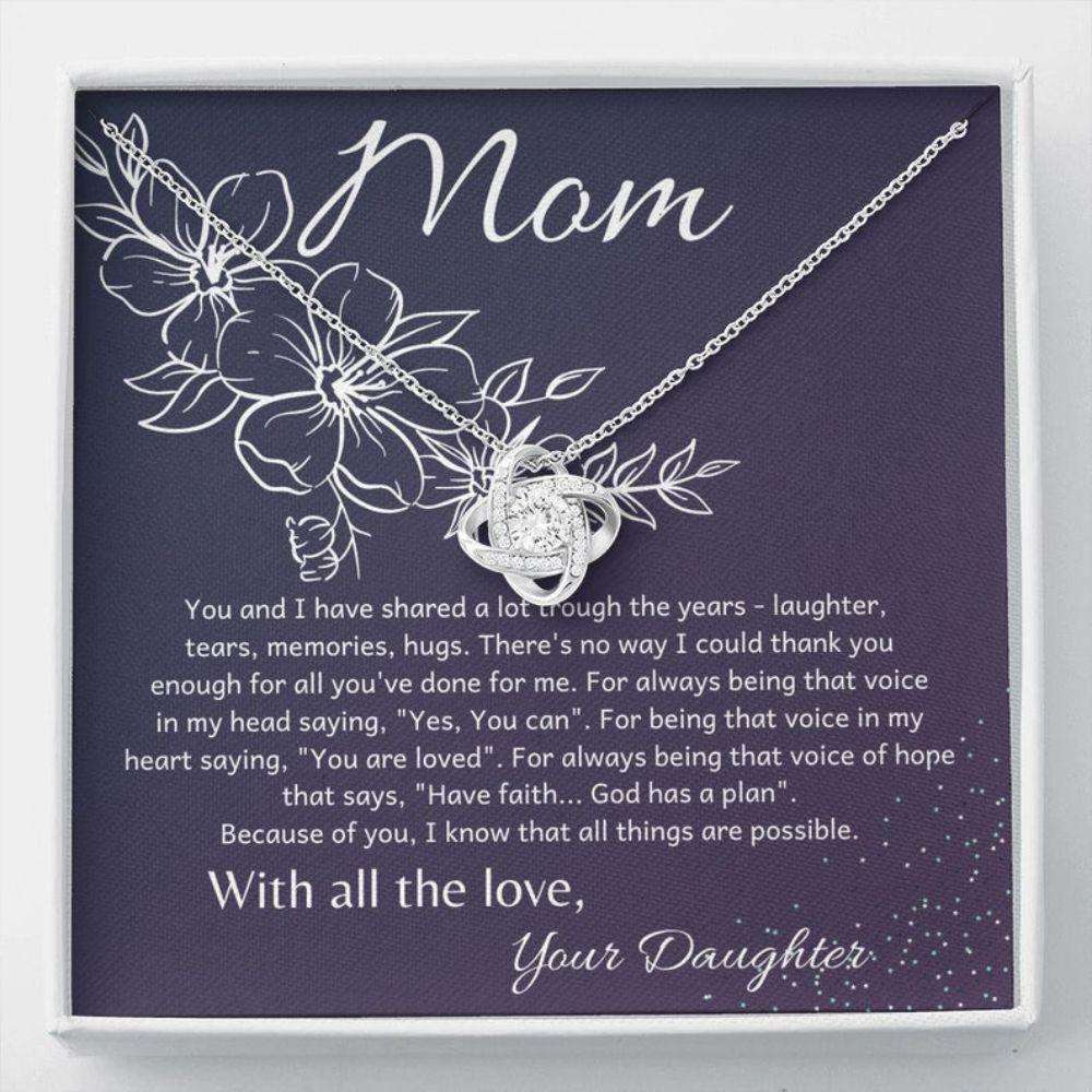 Mom Necklace, Stepmom Necklace, To My Mother Necklace Gift For Mom From Daughter, Mother Daughter Necklace Gifts For Daughter Rakva