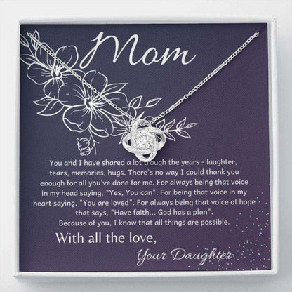 Mom Necklace, Stepmom Necklace, To My Mother Necklace Gift For Mom From Daughter, Mother Daughter Necklace Gifts For Daughter Rakva