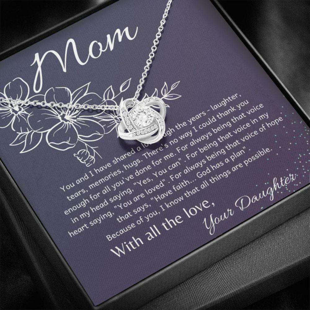 Mom Necklace, Stepmom Necklace, To My Mother Necklace Gift For Mom From Daughter, Mother Daughter Necklace Gifts For Daughter Rakva