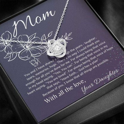 Mom Necklace, Stepmom Necklace, To My Mother Necklace Gift For Mom From Daughter, Mother Daughter Necklace Gifts For Daughter Rakva
