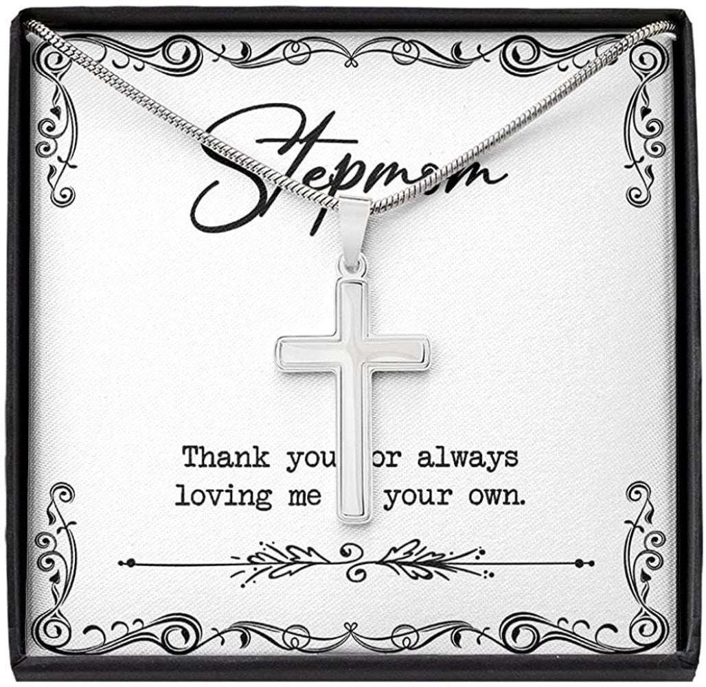 Mom Necklace, Stepmom Necklace, To My Stepmom Necklace, Thank You Mom Necklace Step Mom Gifts for Mother (Mom) Rakva