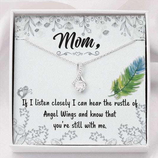 Mom Necklace, The Rustle Of Angel Wings Alluring Beauty Necklace Gifts For Mom Gifts for Mother (Mom) Rakva