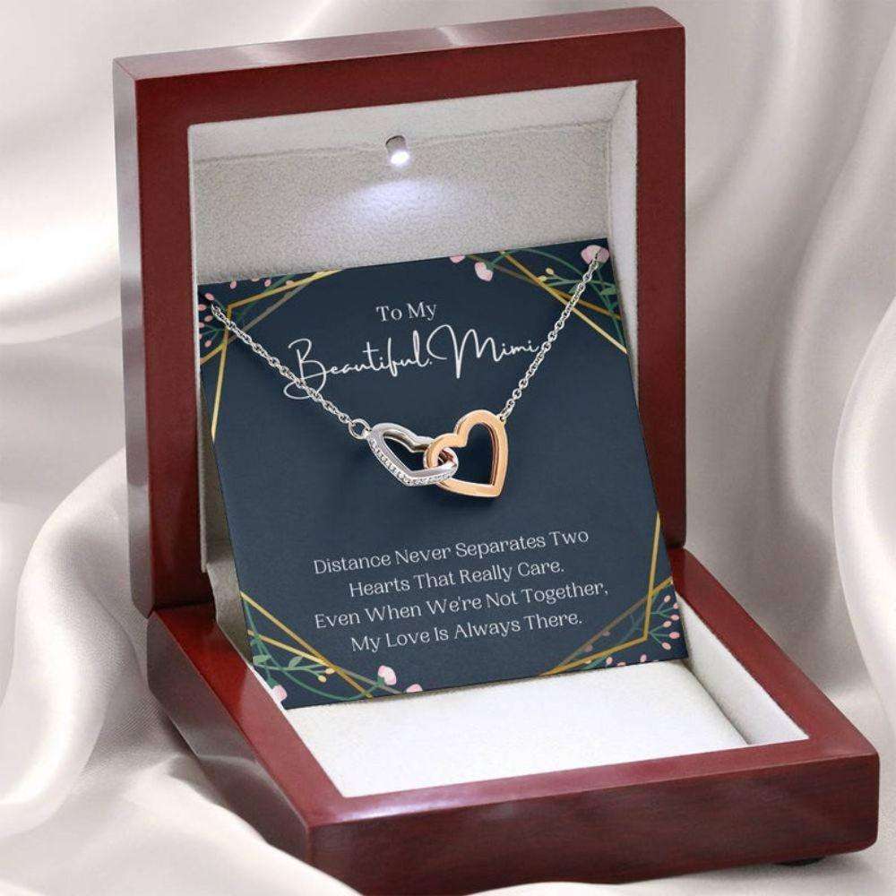 Mom Necklace, To My Beautiful Mimi Necklace, Gifts For Mimi, Blessed Mimi Gifts, Best Mimi Ever Gifts for Grandmother Rakva