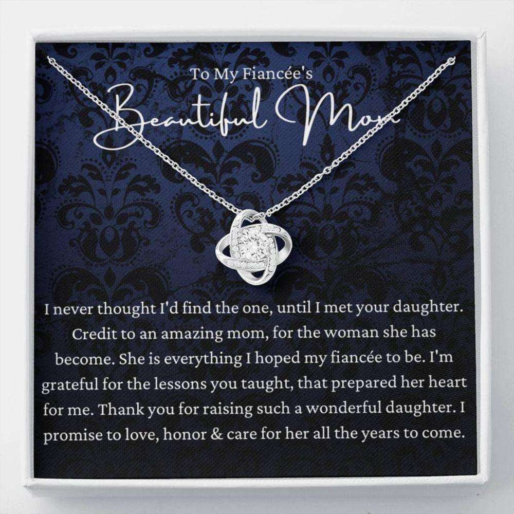 Mom Necklace, To My Fiance’S Mom Necklace, Gift For Fiancee’S Mom, Fiancee’S Mom Gift Rakva