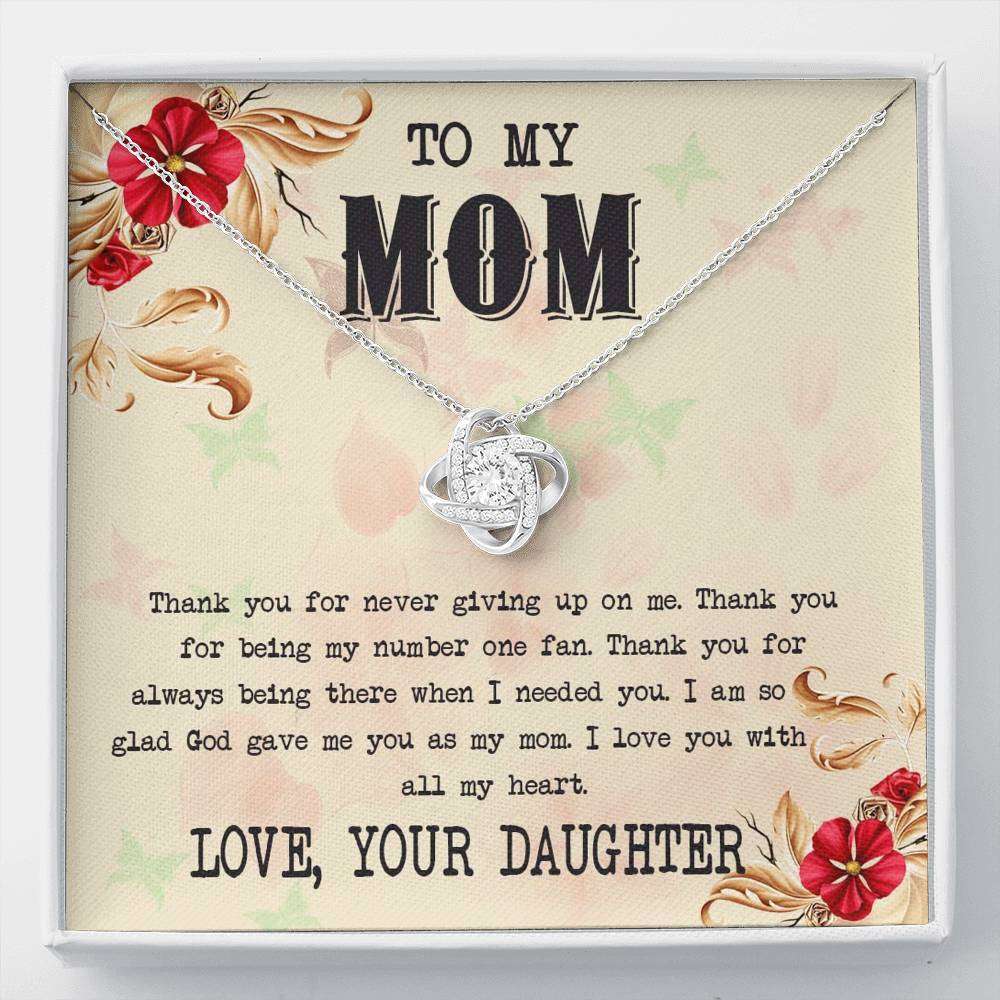 Mom Necklace, To My Mom Gift Necklace, Mother’S Day Cute Gift For Mom, Mother Daughter Necklace Dughter's Day Rakva
