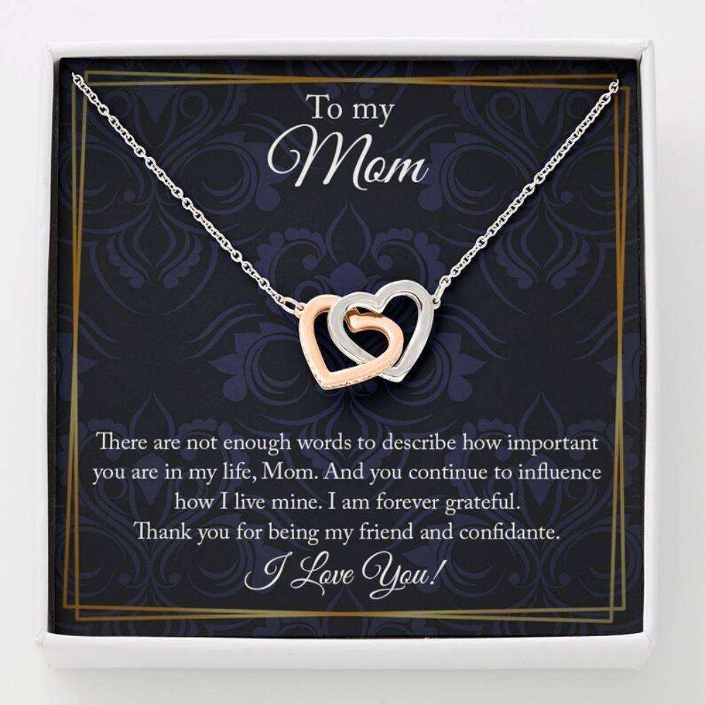 Mom Necklace, To My Mom Necklace Gift, Necklace For Mom, Mother’S Day Gift, Birthday Gift For Mother Rakva
