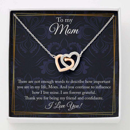 Mom Necklace, To My Mom Necklace Gift, Necklace For Mom, Mother’S Day Gift, Birthday Gift For Mother Rakva