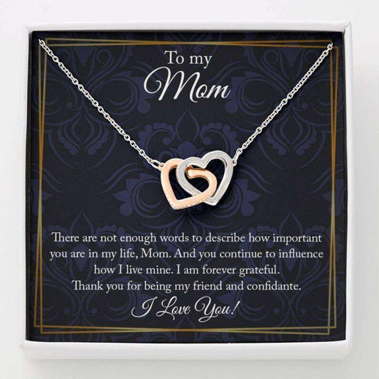 Mom Necklace, To My Mom Necklace Gift, Necklace For Mom, Mother’S Day Gift, Birthday Gift For Mother Rakva