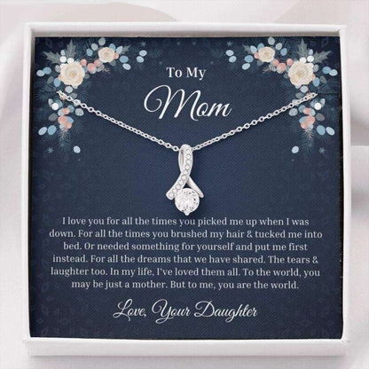 Mom Necklace, To My Mom Necklace “ I Love You, Mother Necklace, Mom Gift, Mother’S Day Gift Rakva