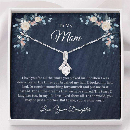 Mom Necklace, To My Mom Necklace “ I Love You, Mother Necklace, Mom Gift, Mother’S Day Gift Rakva