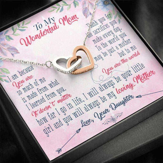 Mom Necklace, To My Mom Necklace, Mothers Day Gift For Mom, Mother, Bonus Mom, Other Mom Gifts for Mother (Mom) Rakva