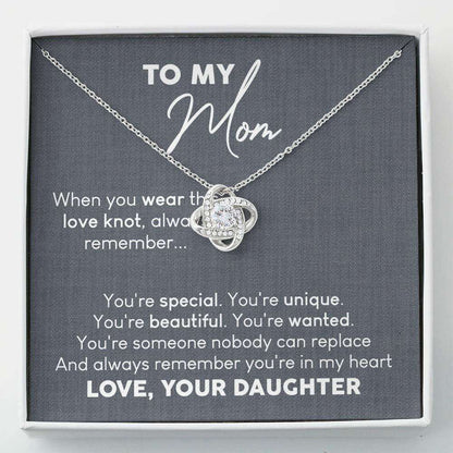 Mom Necklace, To My Mom Necklace “ Necklace For Mom From Daughter Gifts For Daughter Rakva