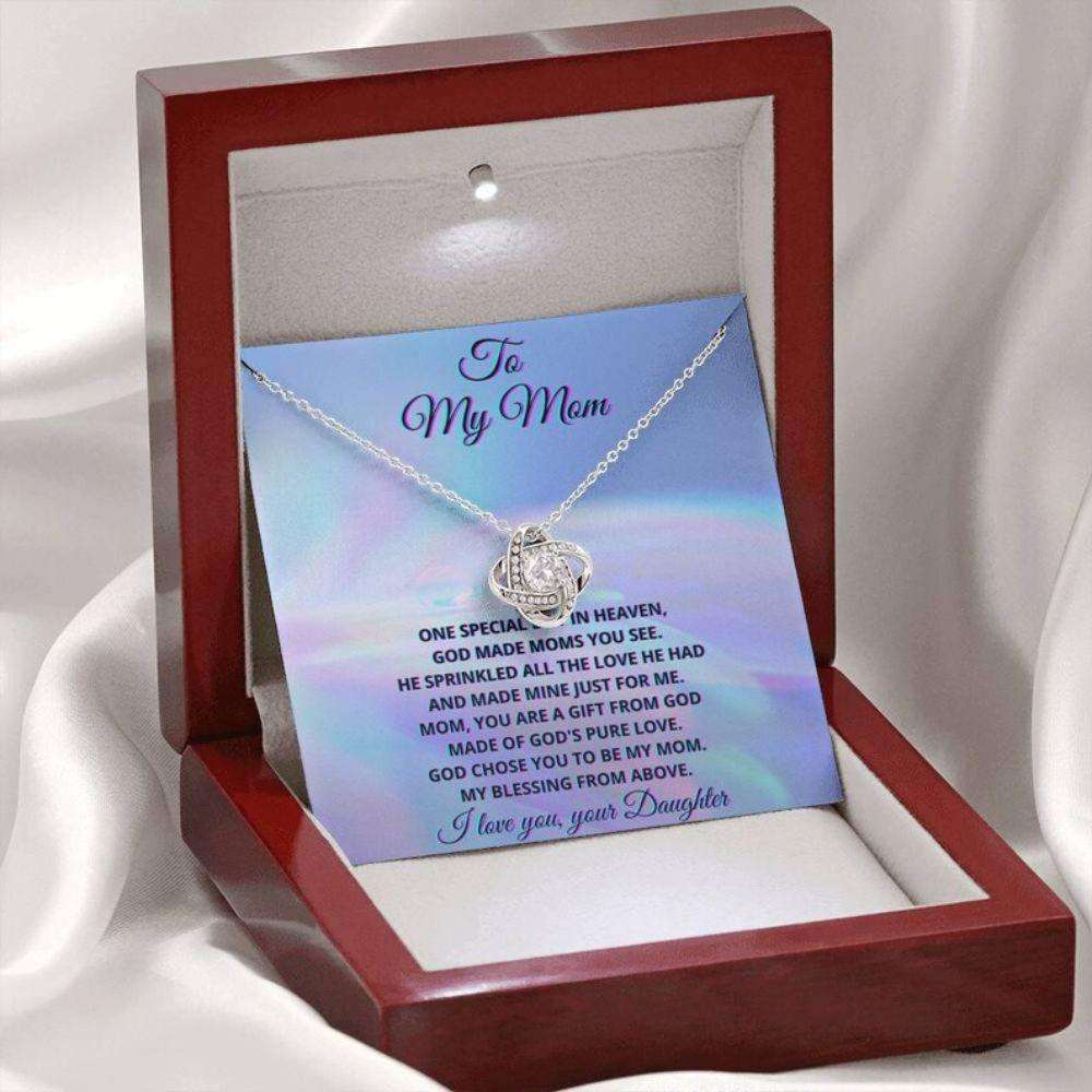 Mom Necklace, To My Mom Necklace With Poem, Gift For Mom From Daughter Gifts For Daughter Rakva