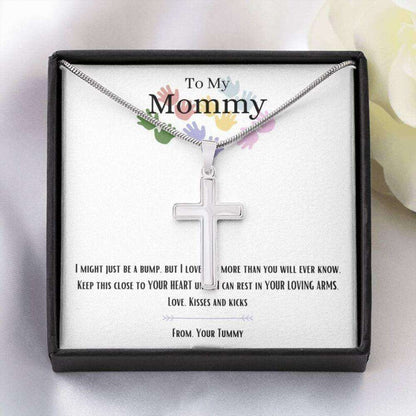 Mom Necklace, To My Mommy Necklace, I Love You, Baby Bump Gift, New Mom Gift Rakva