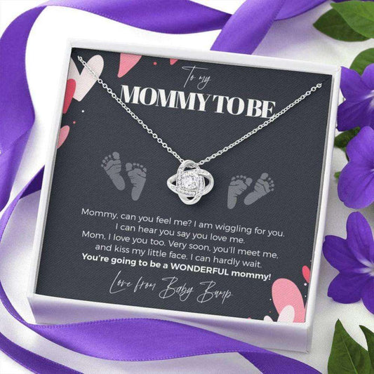 Mom Necklace, To My Mommy To Be, Love From Baby Bump Necklace “ Pregnancy Gift For Mommy Rakva