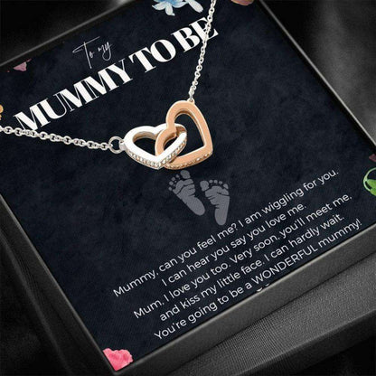 Mom Necklace, To My Mummy To Be Necklace “ Pregnancy Gift For Best Friend, First Time Mom, New Mom Rakva