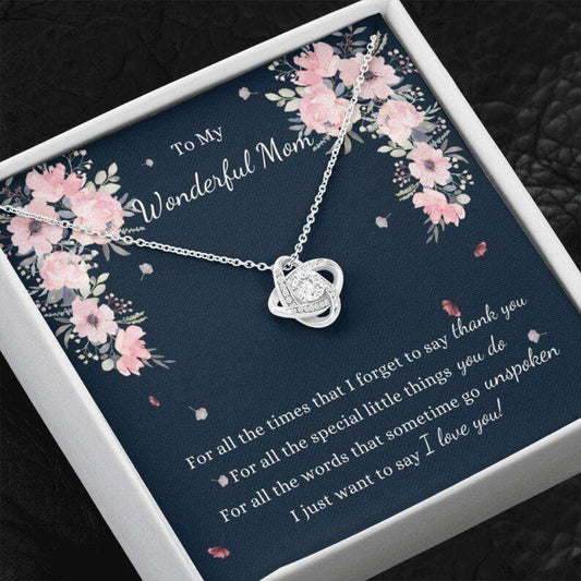 Mom Necklace, To My Wonderful Mom Necklace Gift, Necklace For Mom, Birthday Gift To Mother Gifts for Mother (Mom) Rakva