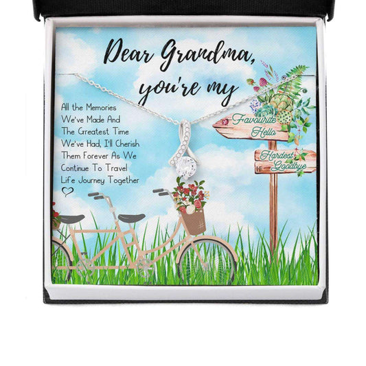 Mom Necklace, Vintage Gift For Your Beloved Grandma On Mother’S Day With Bicycle Necklace Gifts for Mother (Mom) Rakva