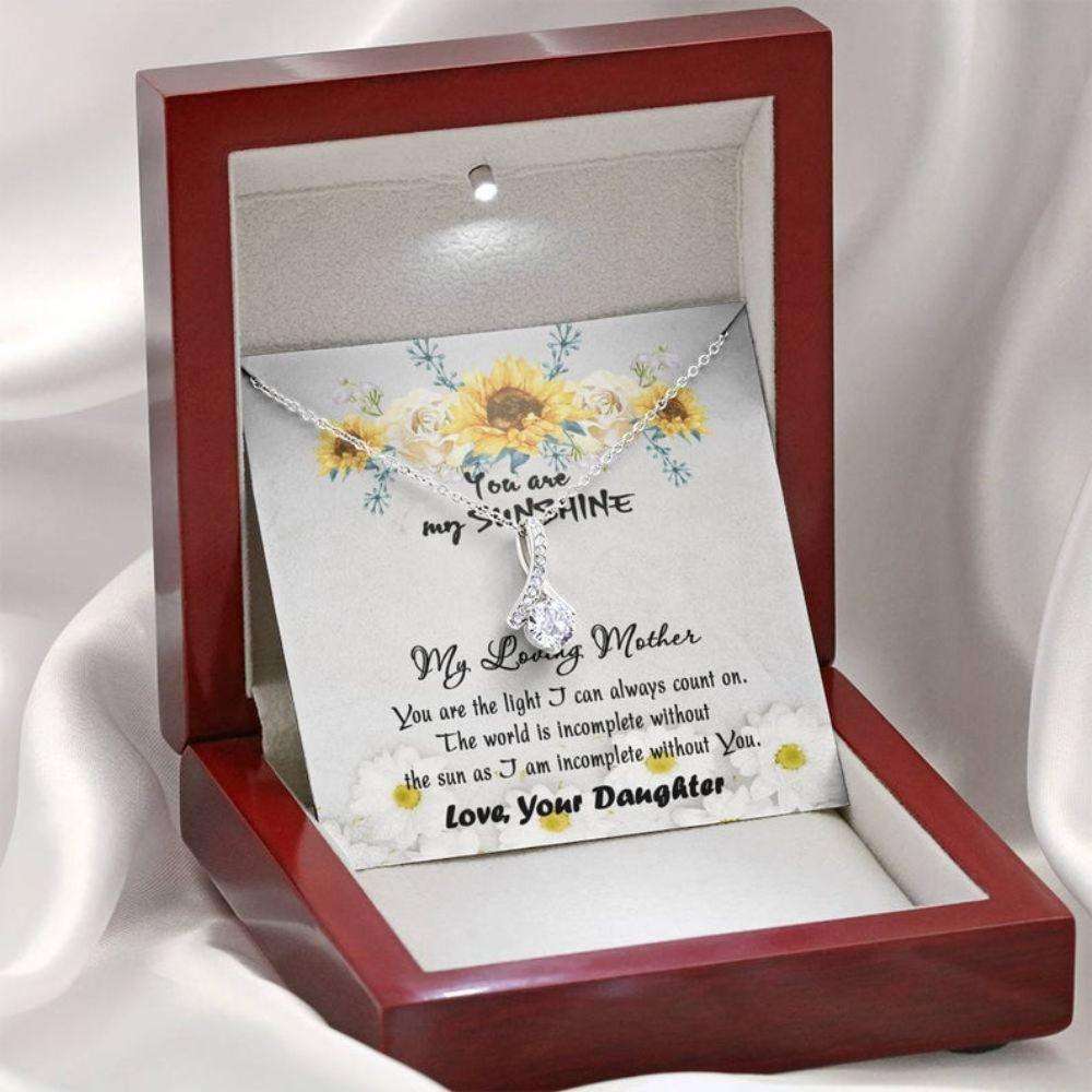 Mom Necklace, You Are My Sunshine Mother’S Day Gift Necklace, Gift For Mother Mom Gifts for Mother (Mom) Rakva