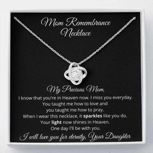 Mom Remembrance Necklace “ Remembering Your Mom In Heaven On Mother’S Day Rakva