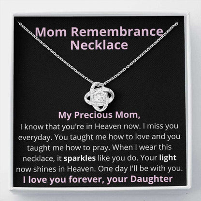 Mom Remembrance Necklace “ Remembering Your Mom In Heaven On Mother’S Day Rakva