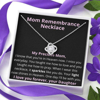 Mom Remembrance Necklace “ Remembering Your Mom In Heaven On Mother’S Day Rakva
