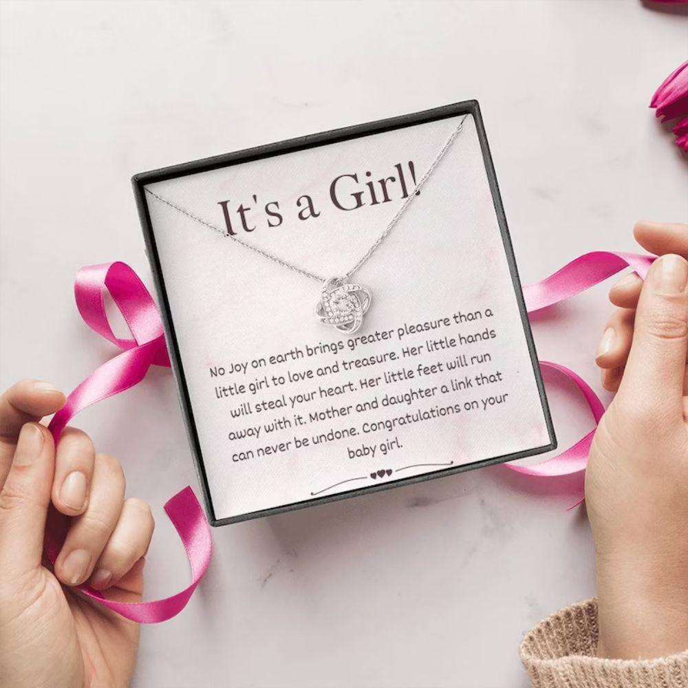 Mommy Necklace, It’S A Baby Girl New Mom Necklace Gift, Gift For New Baby Girl, New Mommy Gift Rakva