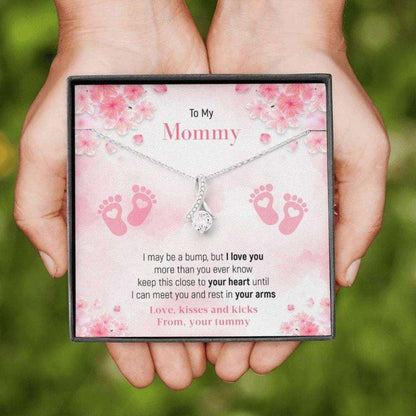 Mommy Necklace, Mothers Day Necklace To My Mommy Necklace, Gift For Mom To Be, First Tiem Mom Gifts For Mom To Be (Future Mom) Rakva