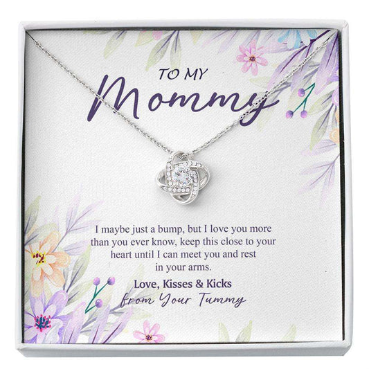 Mommy Necklace, New Mom Gift, New Mommy Gift For First Mother’S Day, Pregnancy Gift For First Time Mommy, Gift For New Mom Custom Necklace Gifts For Mom To Be (Future Mom) Rakva