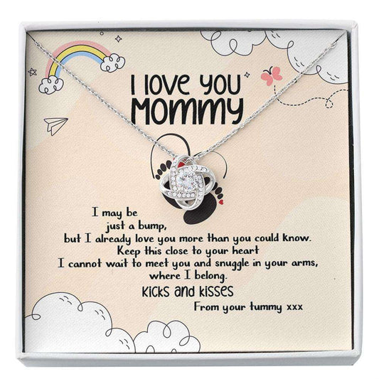 Mommy Necklace, New Mom Pregnancy Necklace Gift, Baby Bump Gift, New Mom Gift Jewelry, First Time Mom, New Mommy Gift, Baby Shower Custom Necklace Gifts For Mom To Be (Future Mom) Rakva