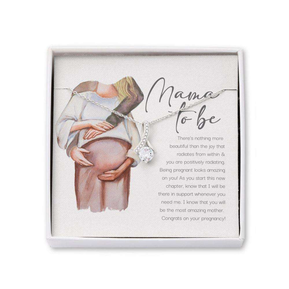 Mommy Necklace, Pregnancy Gift: Gift For Expecting Moms, Mama To Be Necklace, Mom To Be, Pregnant Woman Necklace Rakva
